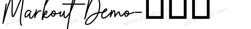 Markout Demo字体转换